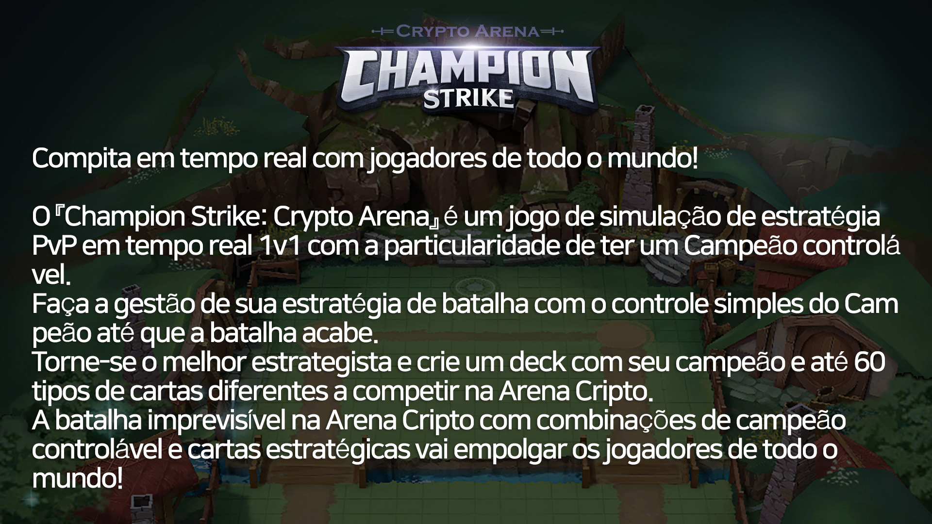 LANÇAMENTO DO CHAMPION STRIKE: CRYPTO ARENA - JOGANDO ESSE NOVO JOGO NFT  GRÁTIS AO VIVO 